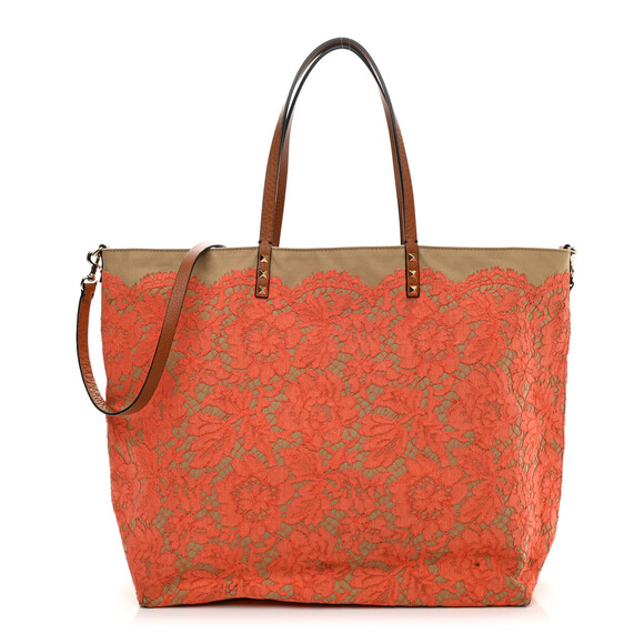 Valentino Garavani Canvas Glam Lace #186167V46 - Picture 1 of 10